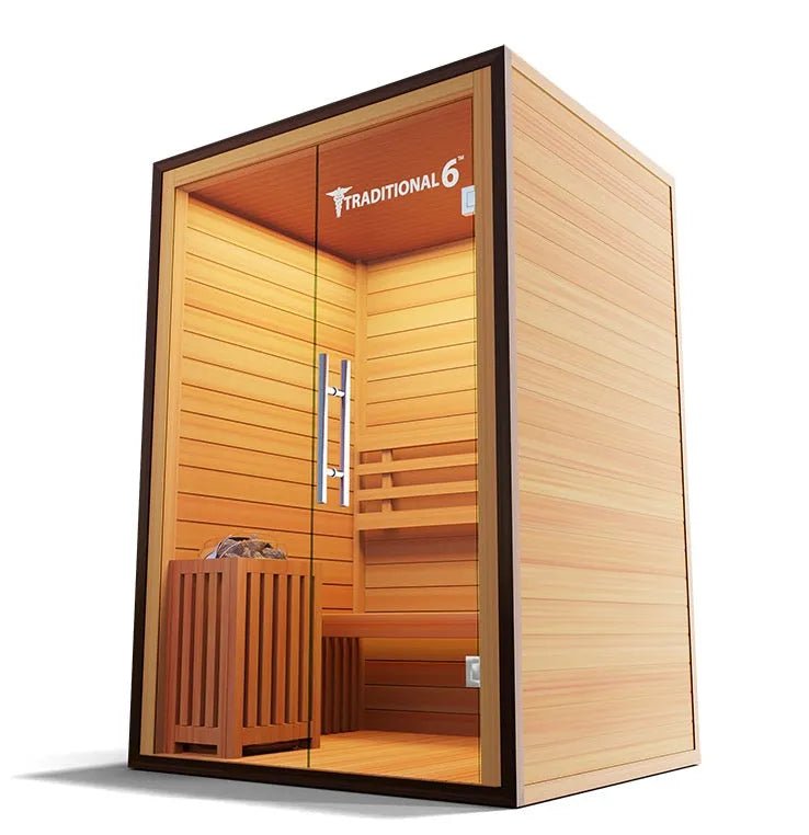 Traditional 3 Person Steam Sauna - elitewellnesshq Saunas MBTS6