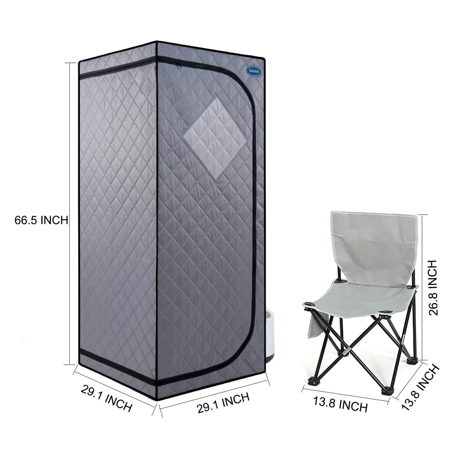 Weight Loss Sauna Tent Portable Full Body Steam Sauna Box Sauna Tent with Folding Chair Walking Sauna - elitewellnesshq Saunas c0a35601 - 9705 - 42d0 - b826 - 4bf82d587251