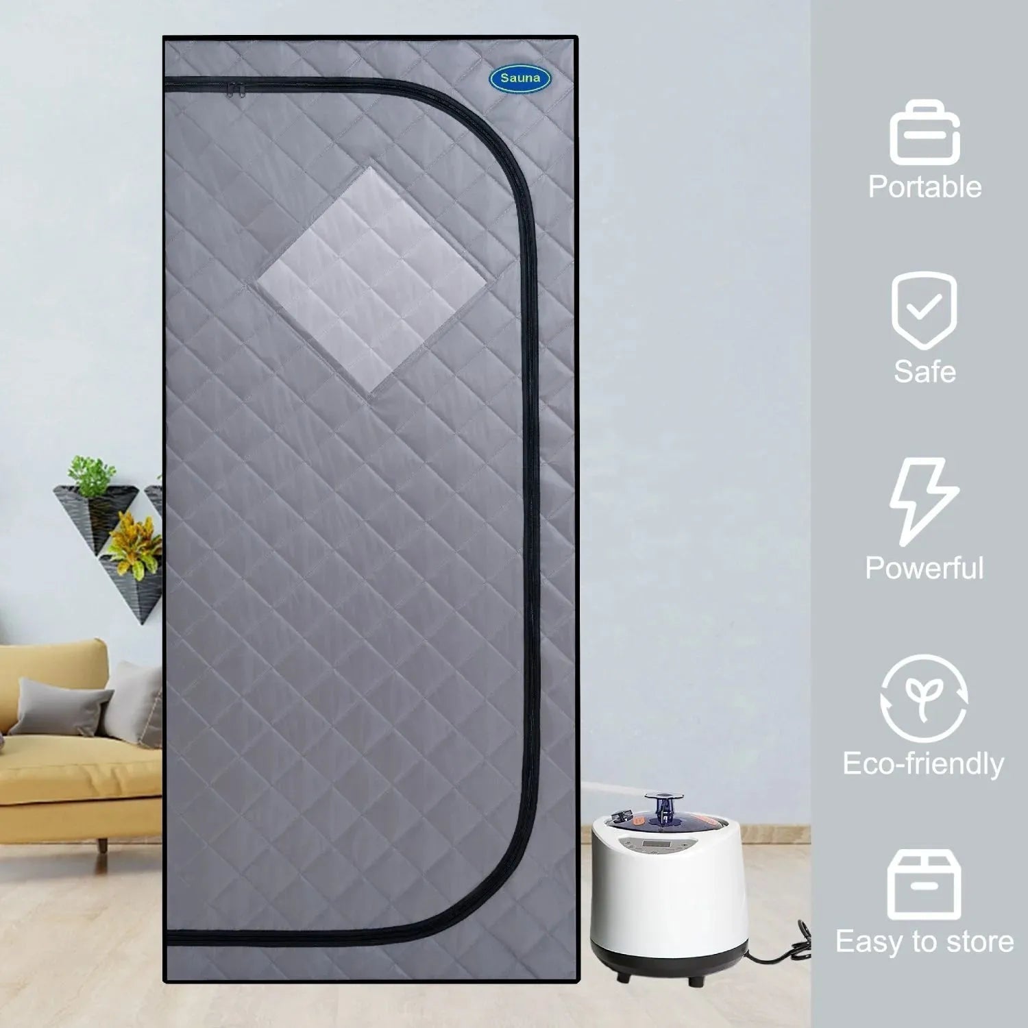 Weight Loss Sauna Tent Portable Full Body Steam Sauna Box Sauna Tent with Folding Chair Walking Sauna - elitewellnesshq Saunas c0a35601 - 9705 - 42d0 - b826 - 4bf82d587251