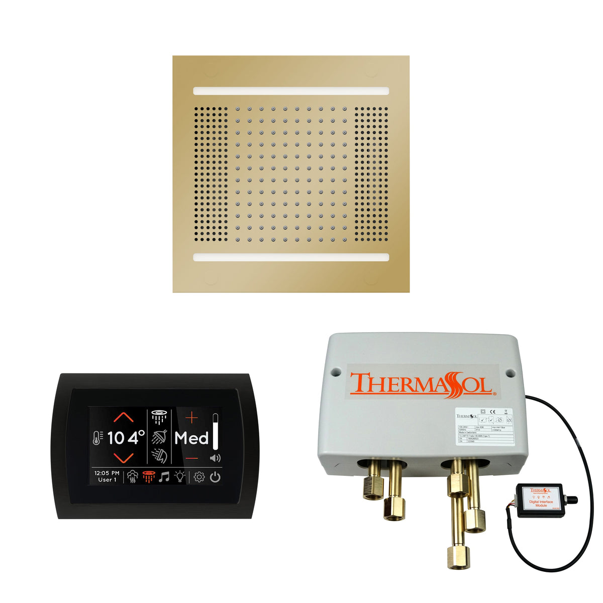 WH14SPSR-PB - elitewellnesshq Polished Brass