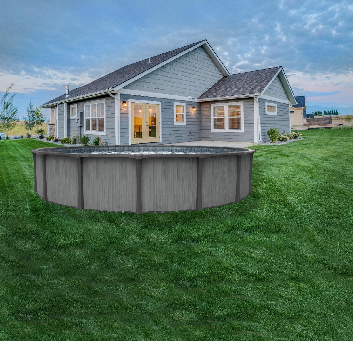 Whitewood Above Ground Pool by Carvin - elitewellnesshq Above Ground Pools AGP-97526215-BUNDLE