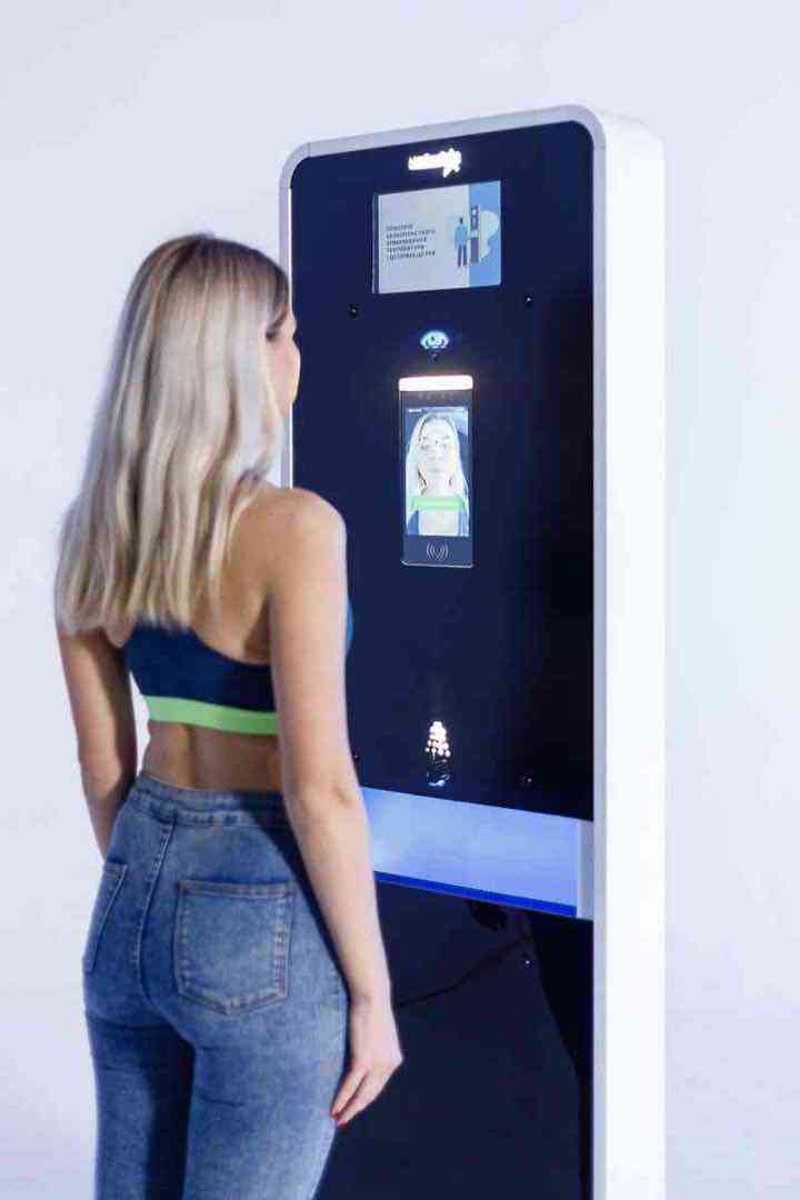 MedSaniStar Temperature Check &amp; Sanitizing Station