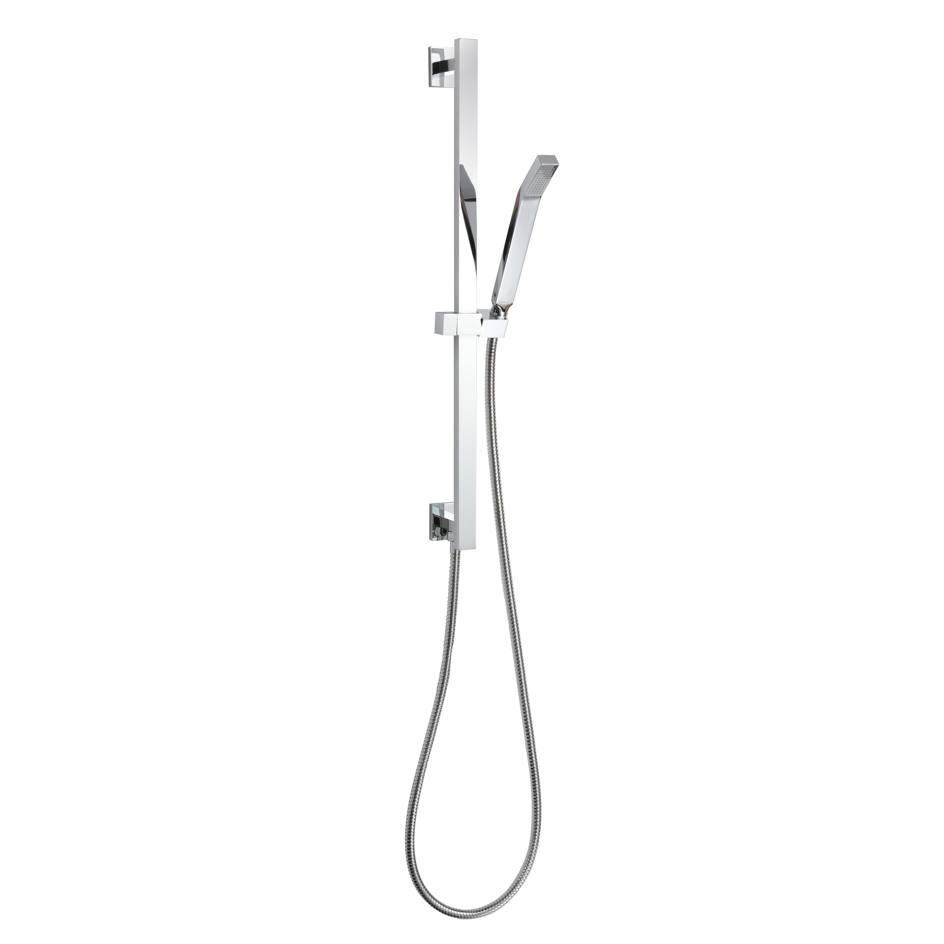Thermasol 15-1014-PC Hand Shower Kit Square, Polished Chrome