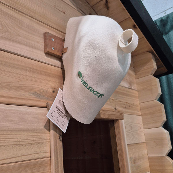 Seamless Sauna Hat - Sheep Wool by Leisure Craft — view 2
