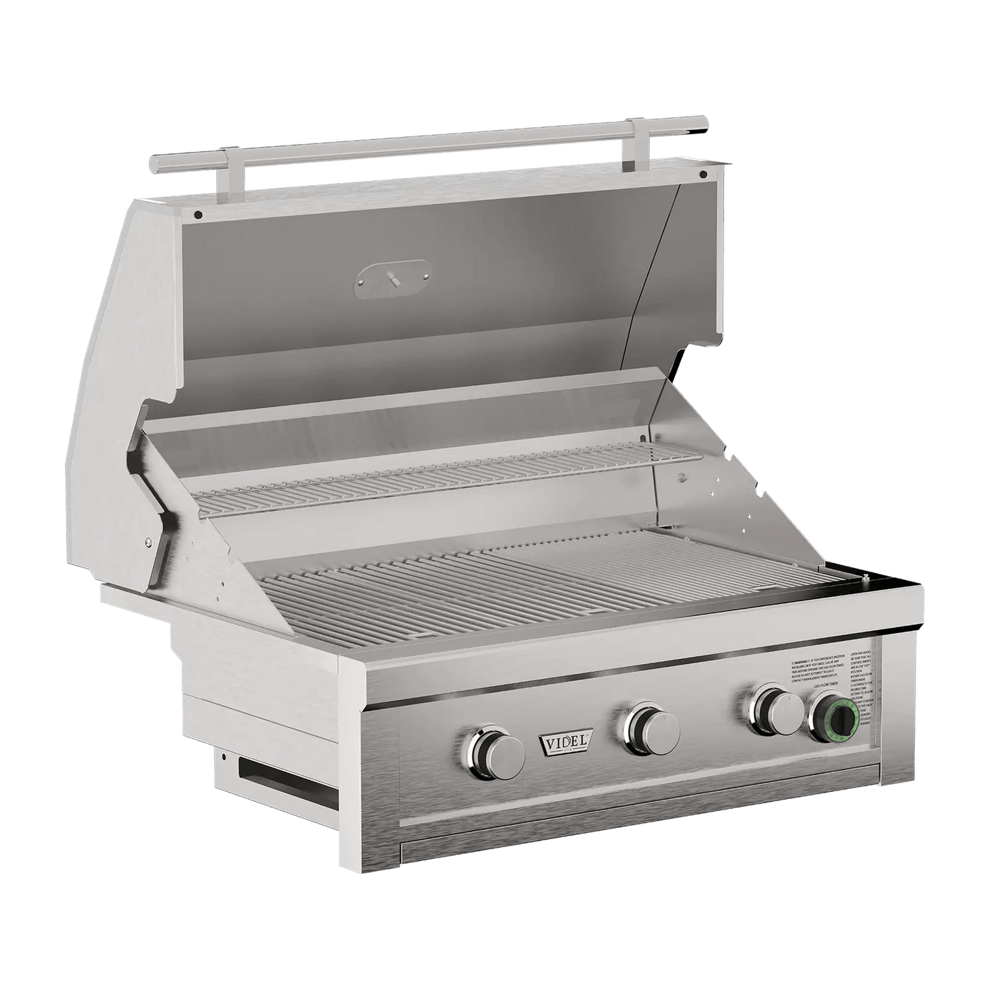 36" Videl Commercial Series - 3 Burner Grill - Built-In 1 Hour Timer - elitewellnesshq Outdoor Wellness VG-3B36-LP