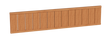 75-1/2" x 16" Lounge Bench Front Enclosure