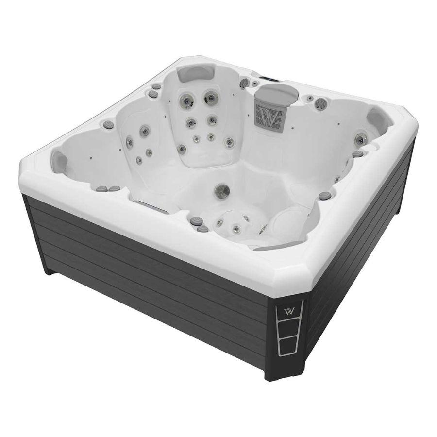 7 - Person Capacity Energy - Efficient Design World’s Greenest Massage Spa - elitewellnesshq Hot Tubs SPA-WM00574SFCSMG26