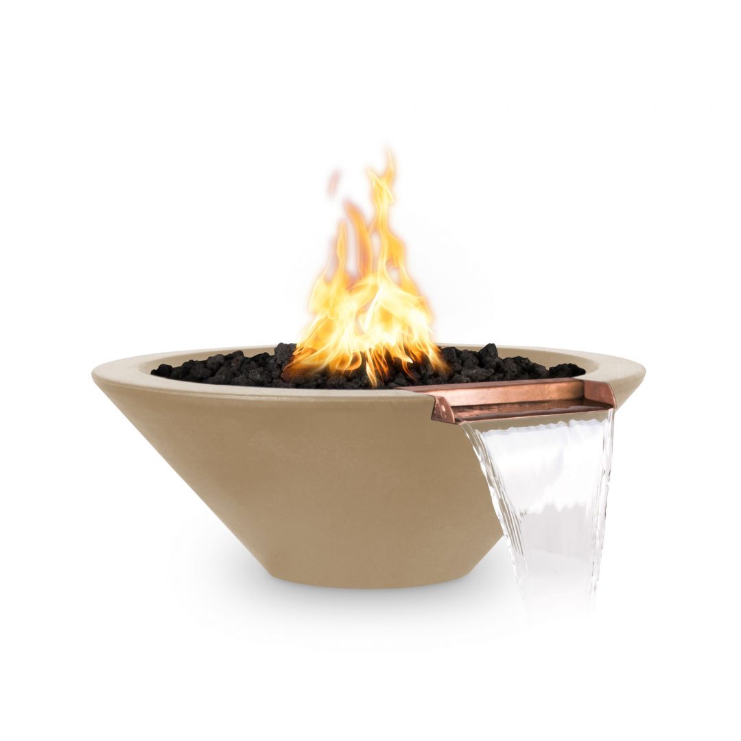 The Outdoor Plus Cazo Fire & Water Bowl – GFRC Concrete