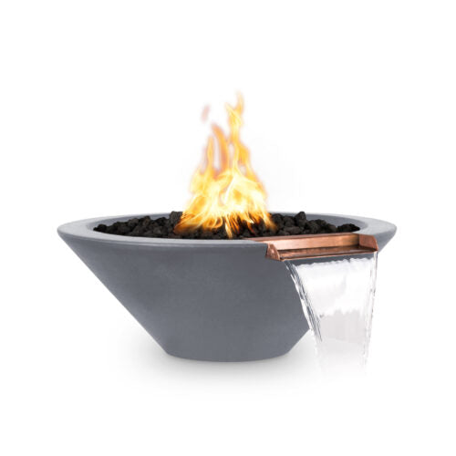 The Outdoor Plus Cazo Fire & Water Bowl – GFRC Concrete — view 4