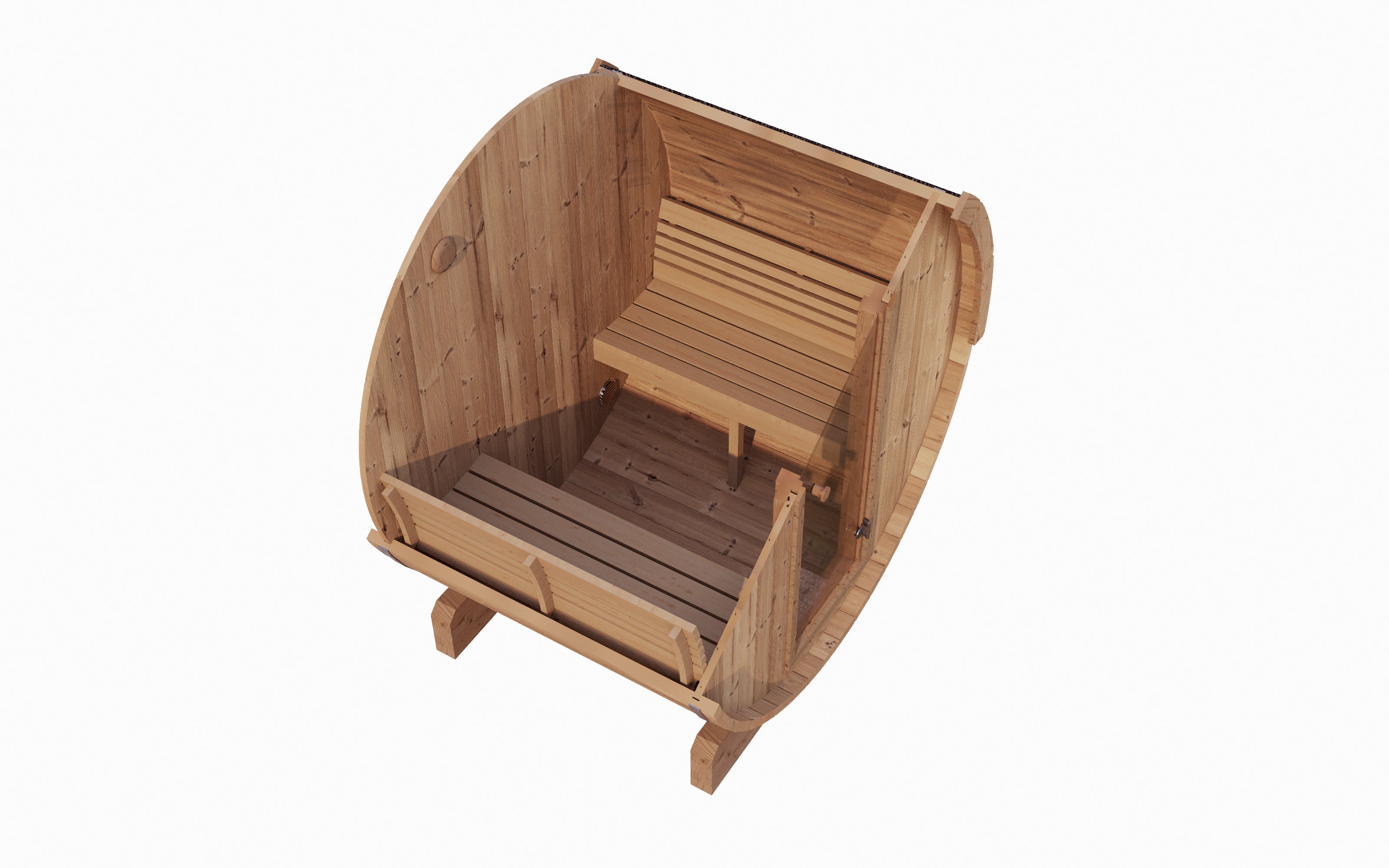 SaunaLife Model E6 ERGO-Series Outdoor Sauna