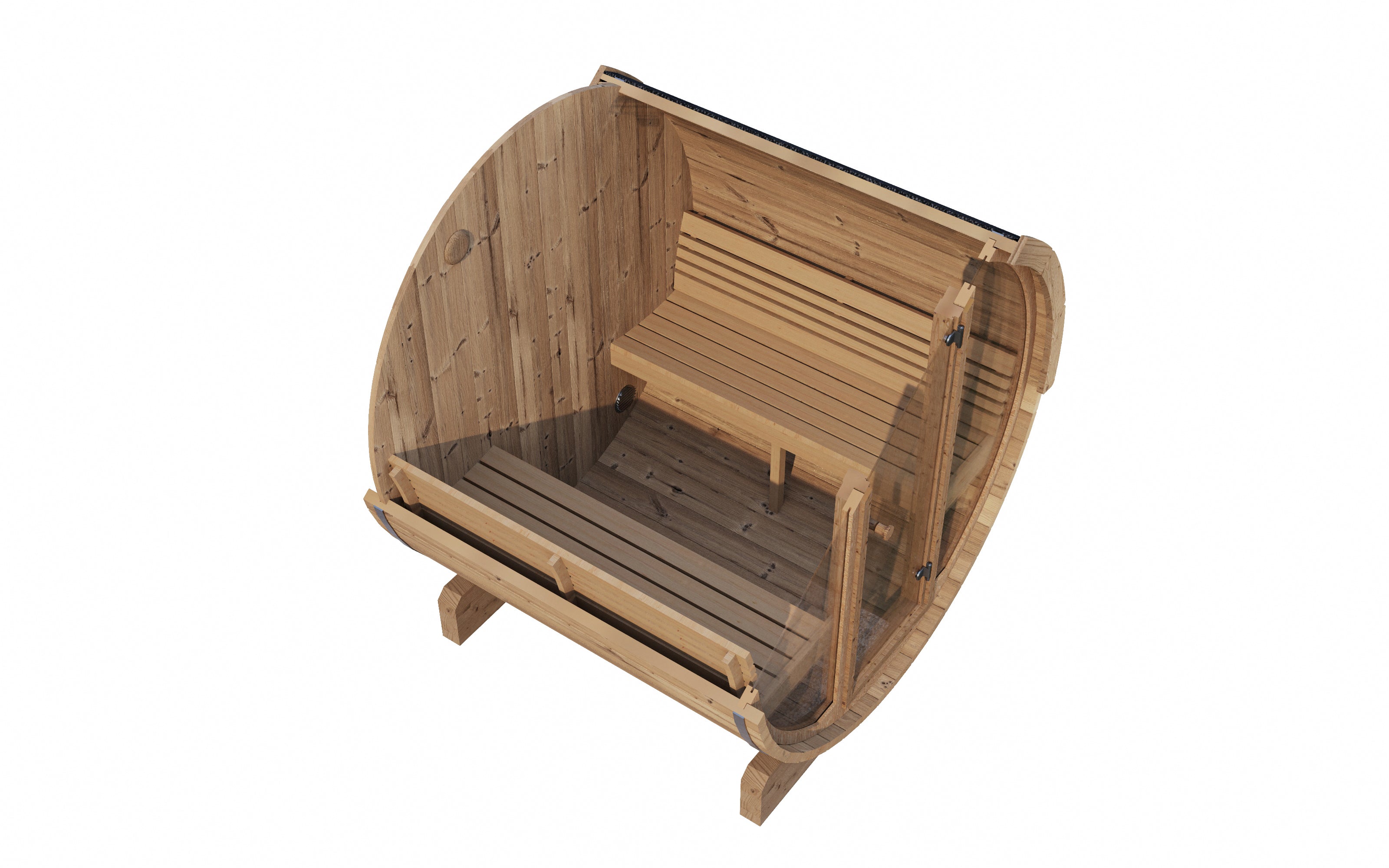 SaunaLife E7G Outdoor Barrel Sauna
