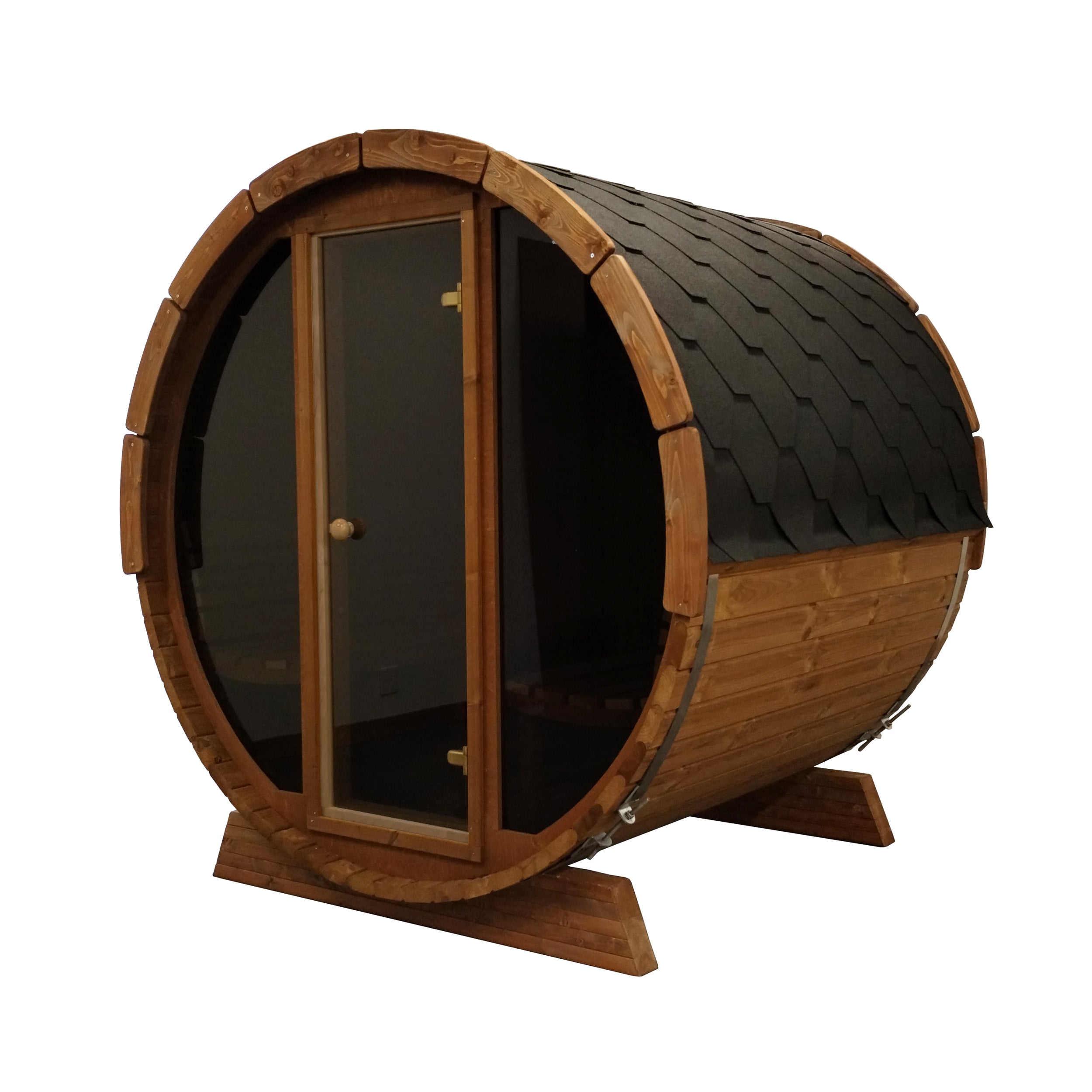 SaunaLife Model E7W Outdoor Barrel Sauna