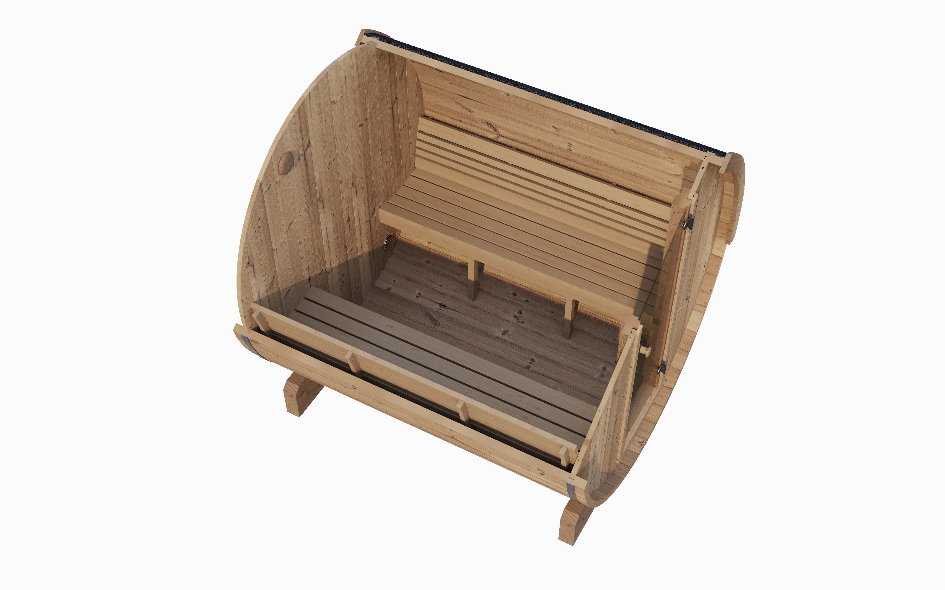 SaunaLife E8 Outdoor Barrel Sauna