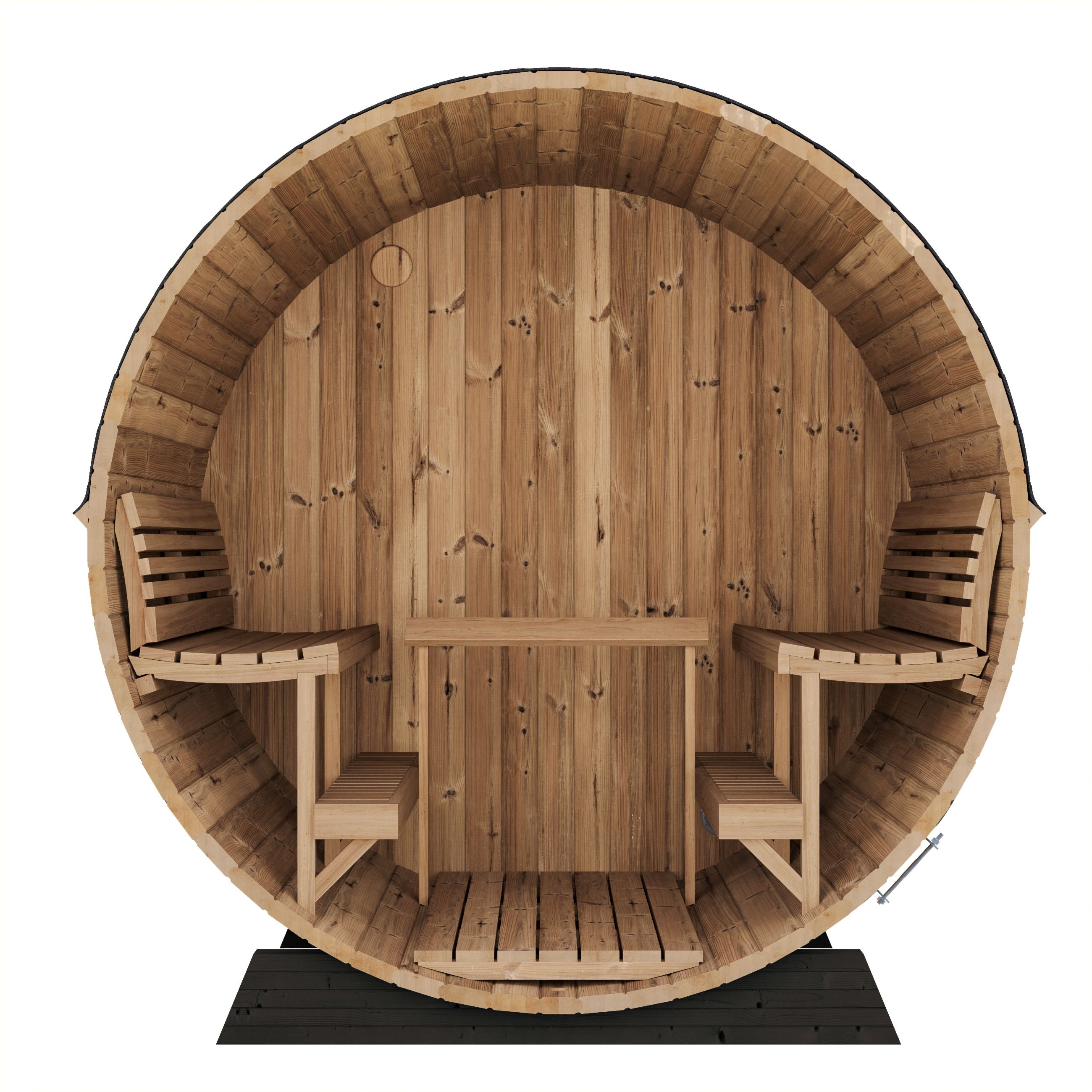 SaunaLife ERGO-Series Elegance 8 (EE8G) Outdoor Barrel Sauna