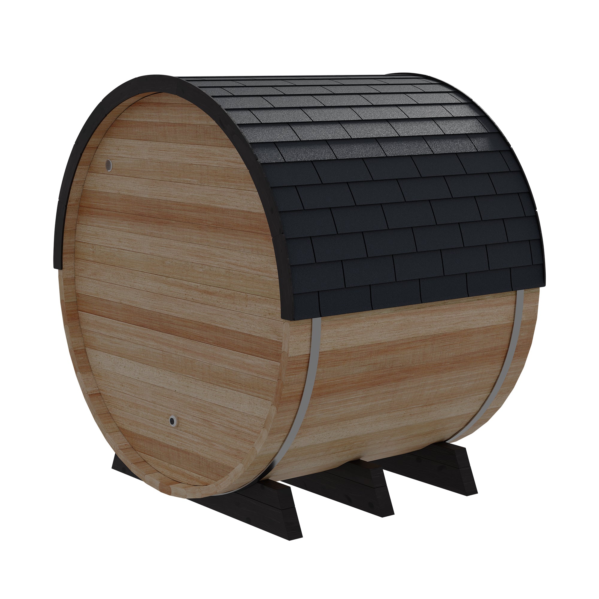 FD-7 Thermo-Aspen Combination Infrared/Traditional Barrel Sauna by Finnmark