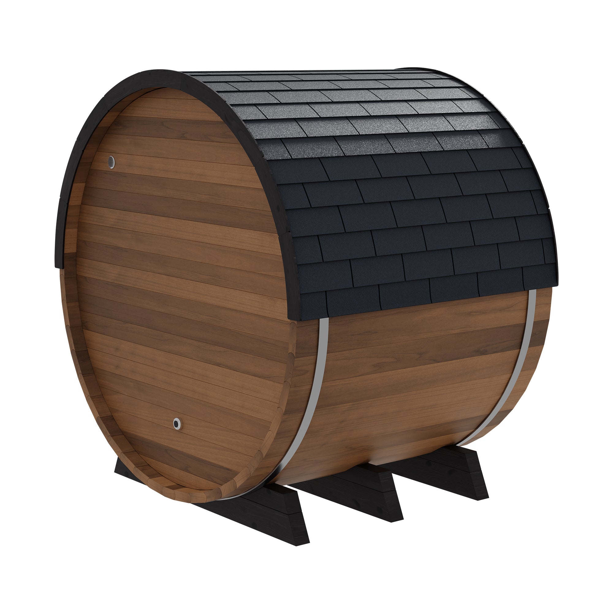 Outdoor Infrared/Steam Barrel Thermal Aspen Sauna