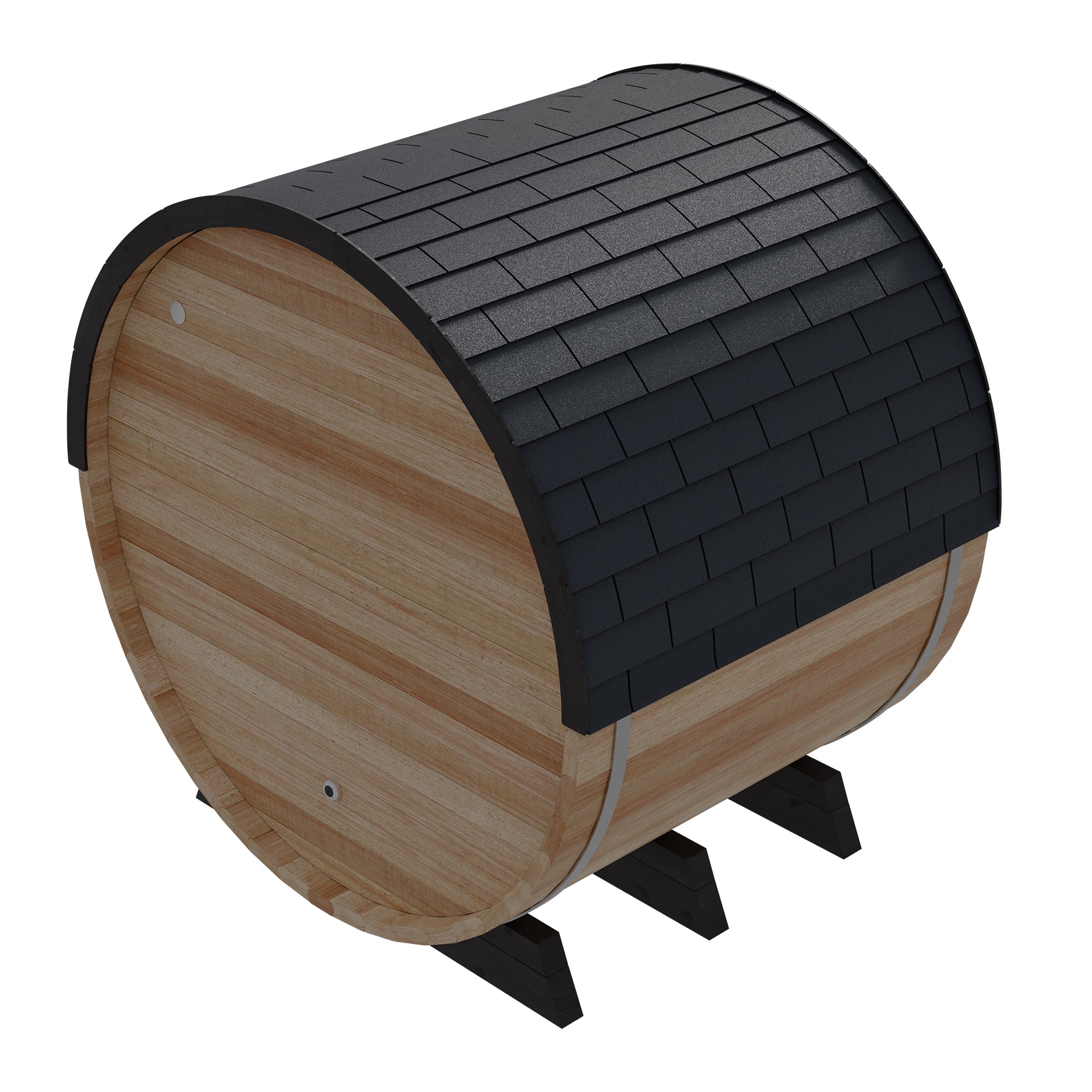 FD-7 Thermo-Aspen Combination Infrared/Traditional Barrel Sauna by Finnmark