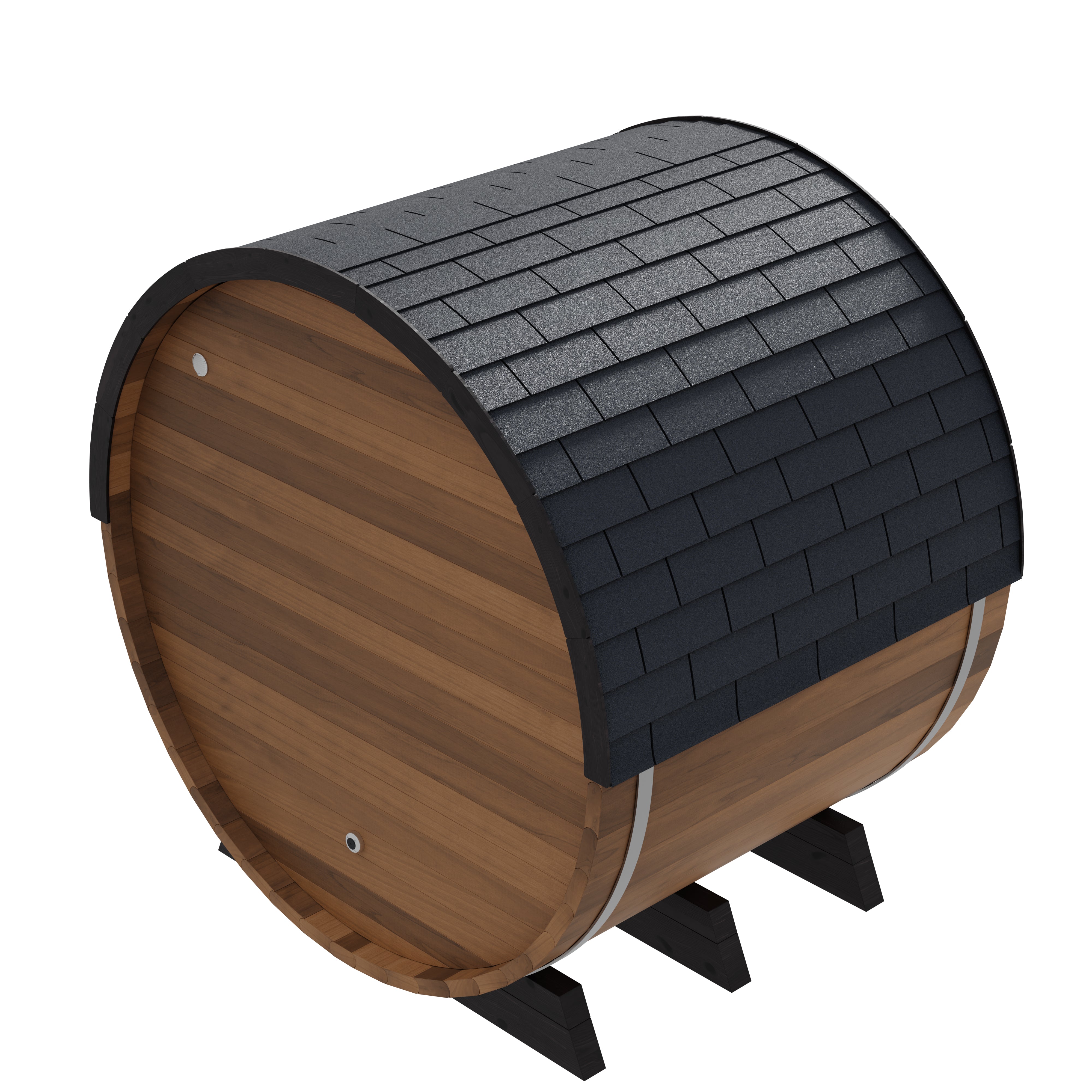 Outdoor Infrared/Steam Barrel Thermal Aspen Sauna