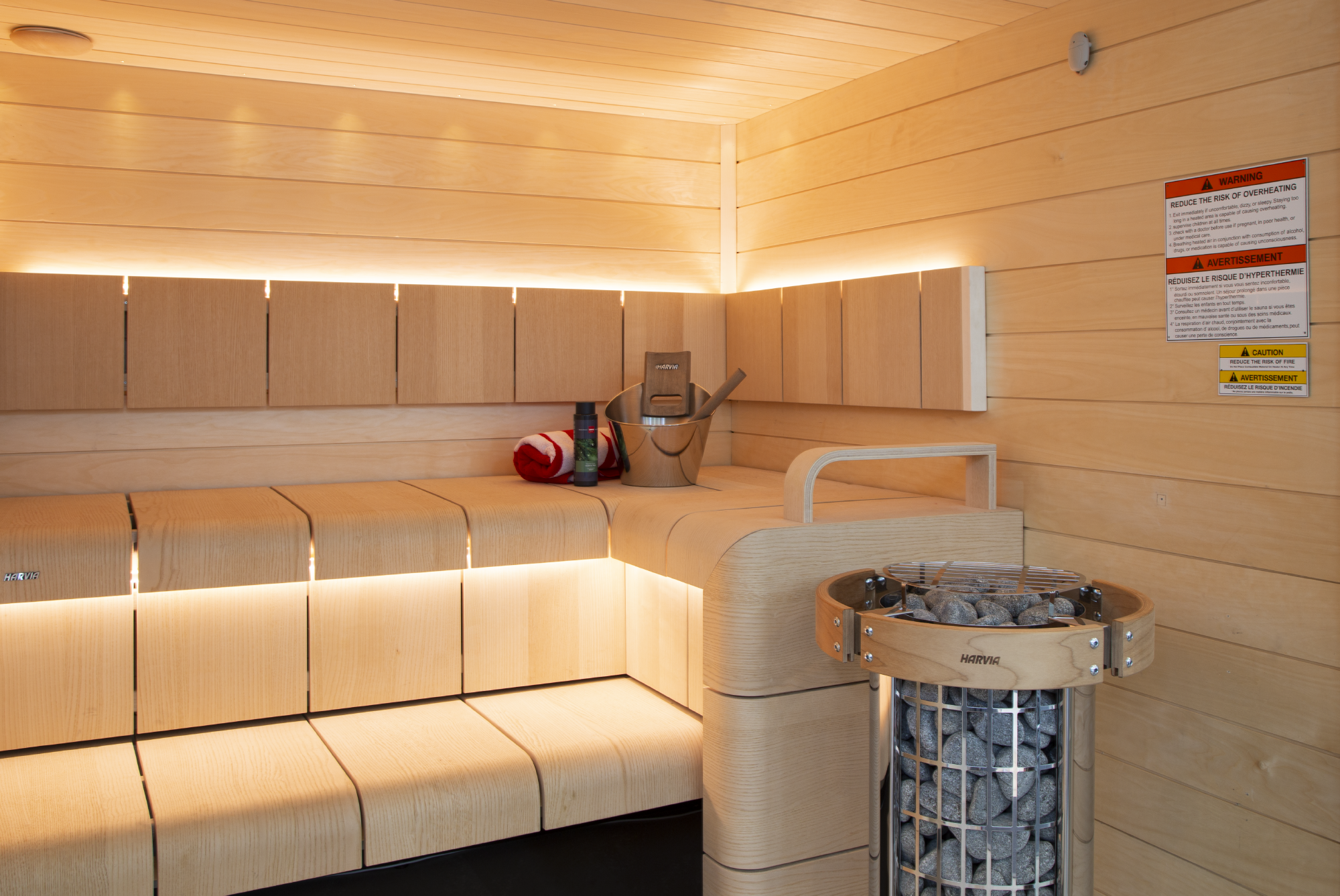 Harvia Cilindro PC90E 9 kW Stainless Steel Sauna Heater