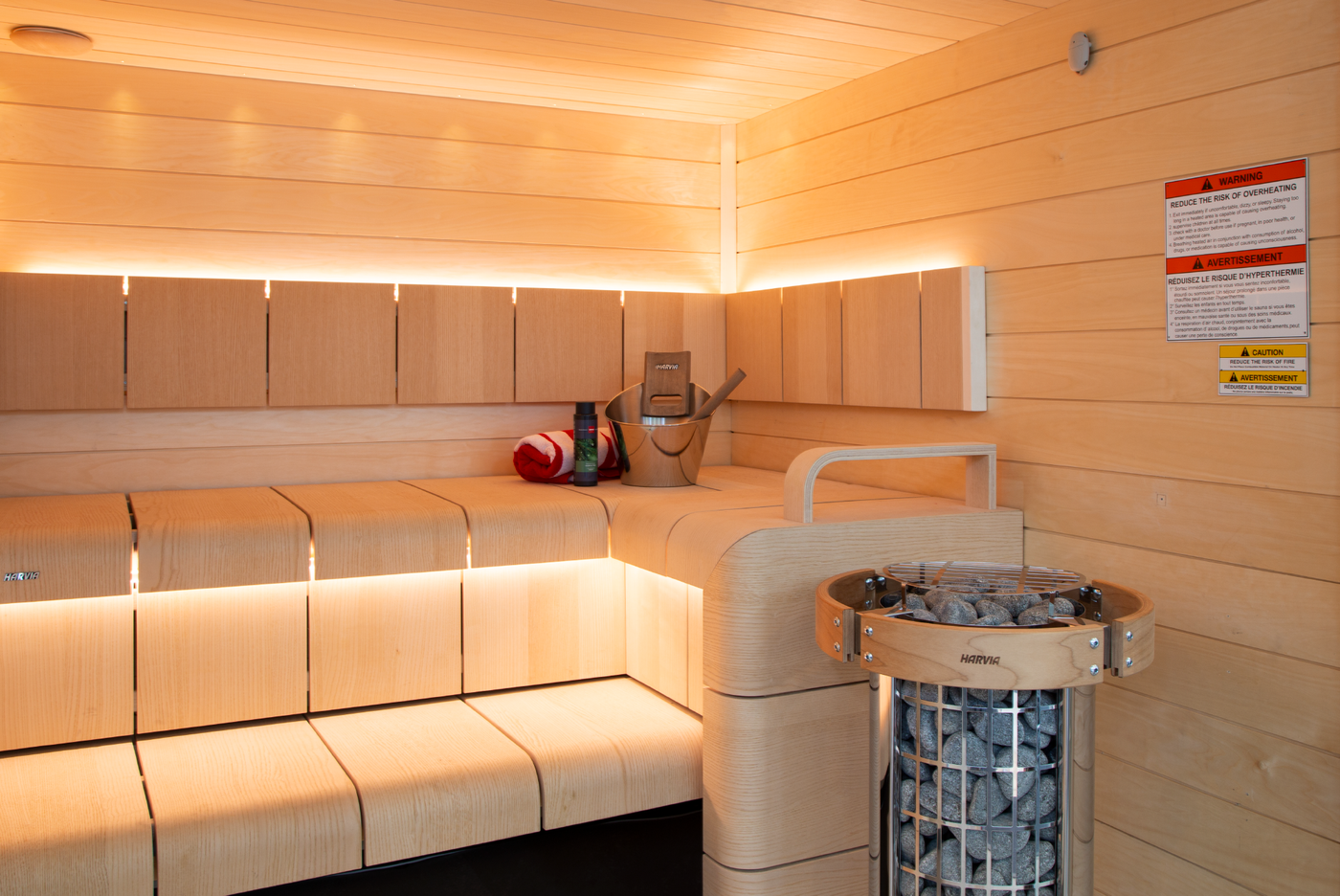 Harvia Cilindro PC110E 10.5 kW Stainless Steel Sauna Heater(no controls) — view 2
