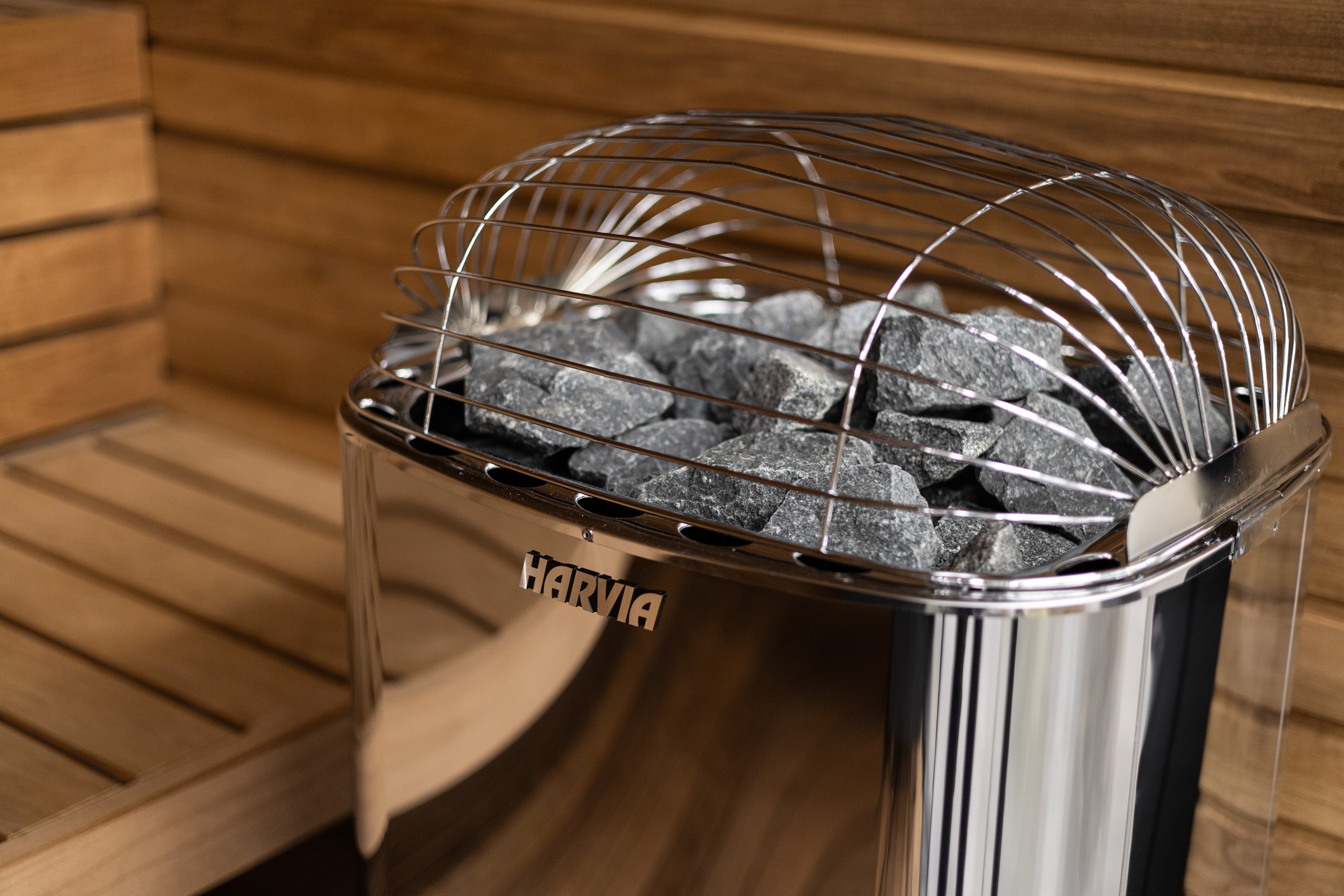 Harvia Club K12.5G 12.5kW Stainless Steel Sauna Heater – 208V 3PH