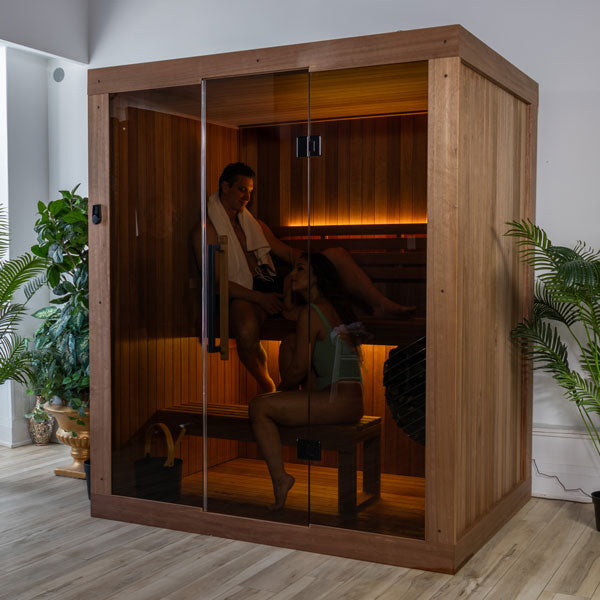 CT Element Indoor Sauna | Premium Canadian-Made Indoor Home Sauna | LeisureCraft Canadian Timber Collection