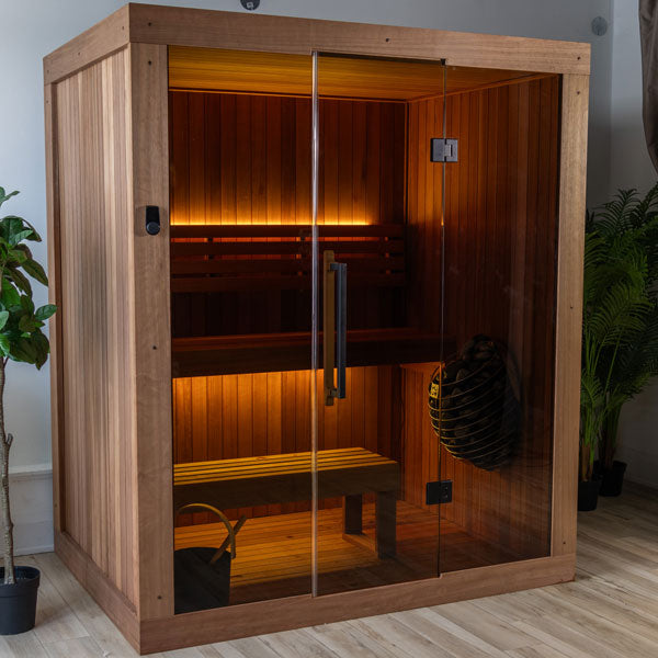 CT Element Indoor Sauna | Premium Canadian-Made Indoor Home Sauna | LeisureCraft Canadian Timber Collection