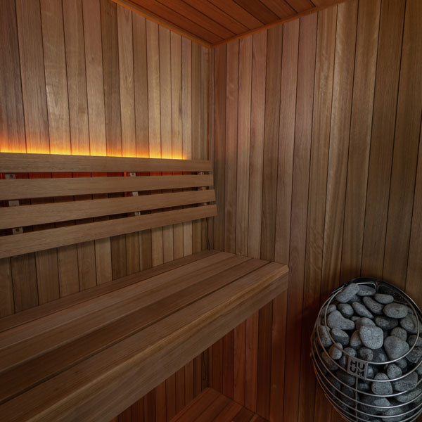 CT Element Indoor Sauna | Premium Canadian-Made Indoor Home Sauna | LeisureCraft Canadian Timber Collection