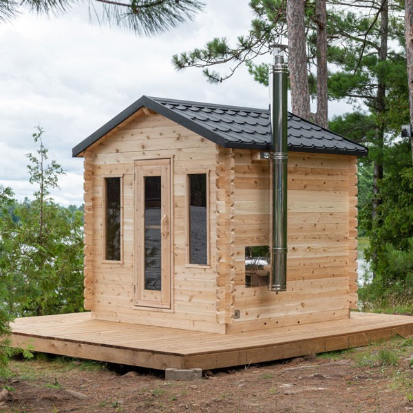 Outdoor CT Georgian Cabin Sauna by Dundalk LeisureCraft