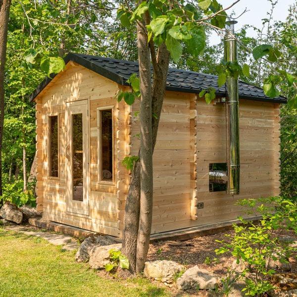 Leisure Craft CT Georgian Cabin Sauna with Changeroom — view 2