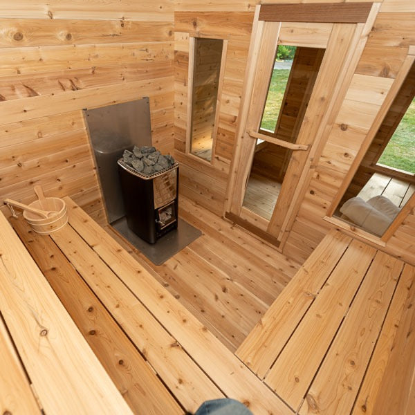 Leisure Craft CT Georgian Cabin Sauna with Changeroom