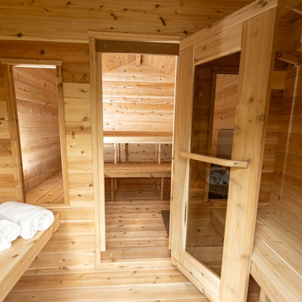 Leisure Craft CT Georgian Cabin Sauna with Changeroom