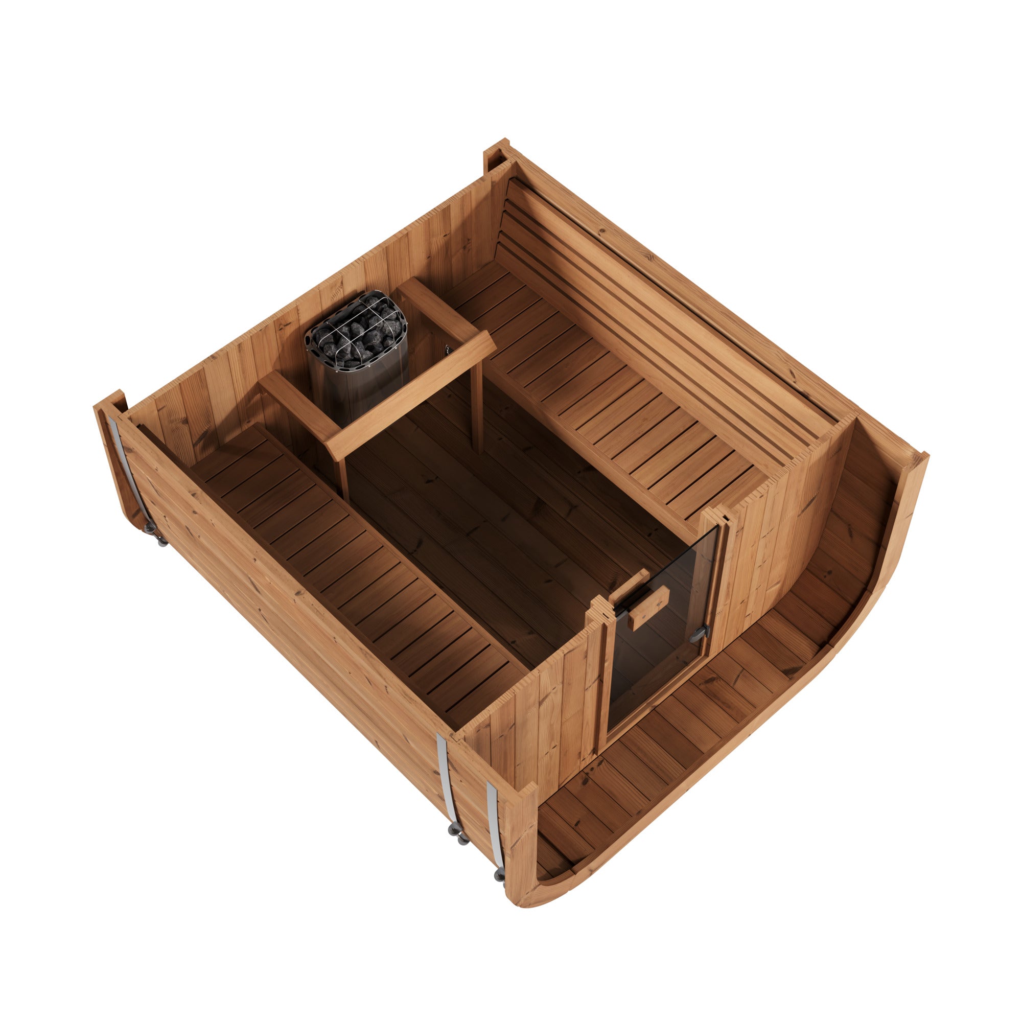 Mr.Steam Outdoor Cubist Sauna 2-4 bathers