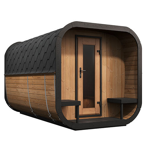 SaunaLife CL12G Cube Luxury 12-person outdoor Sauna