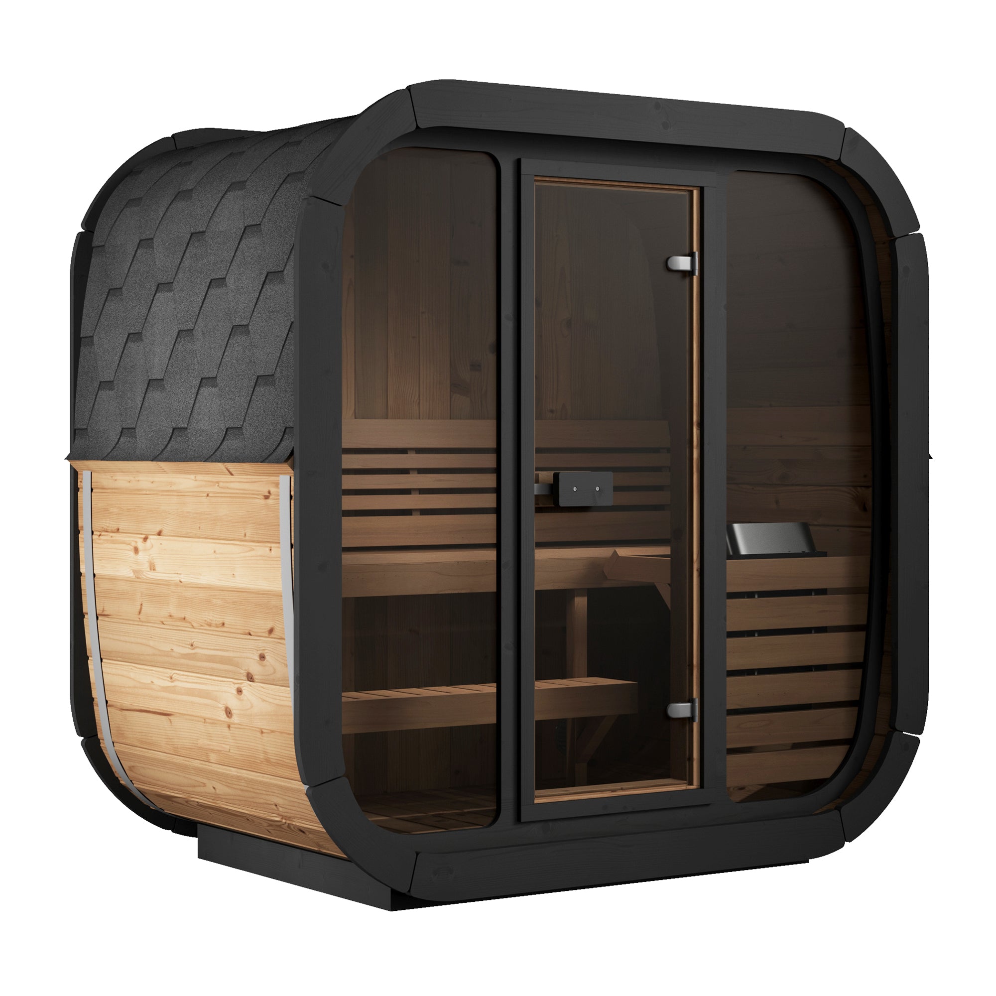 SaunaLife Cube-Series Outdoor Sauna Kit