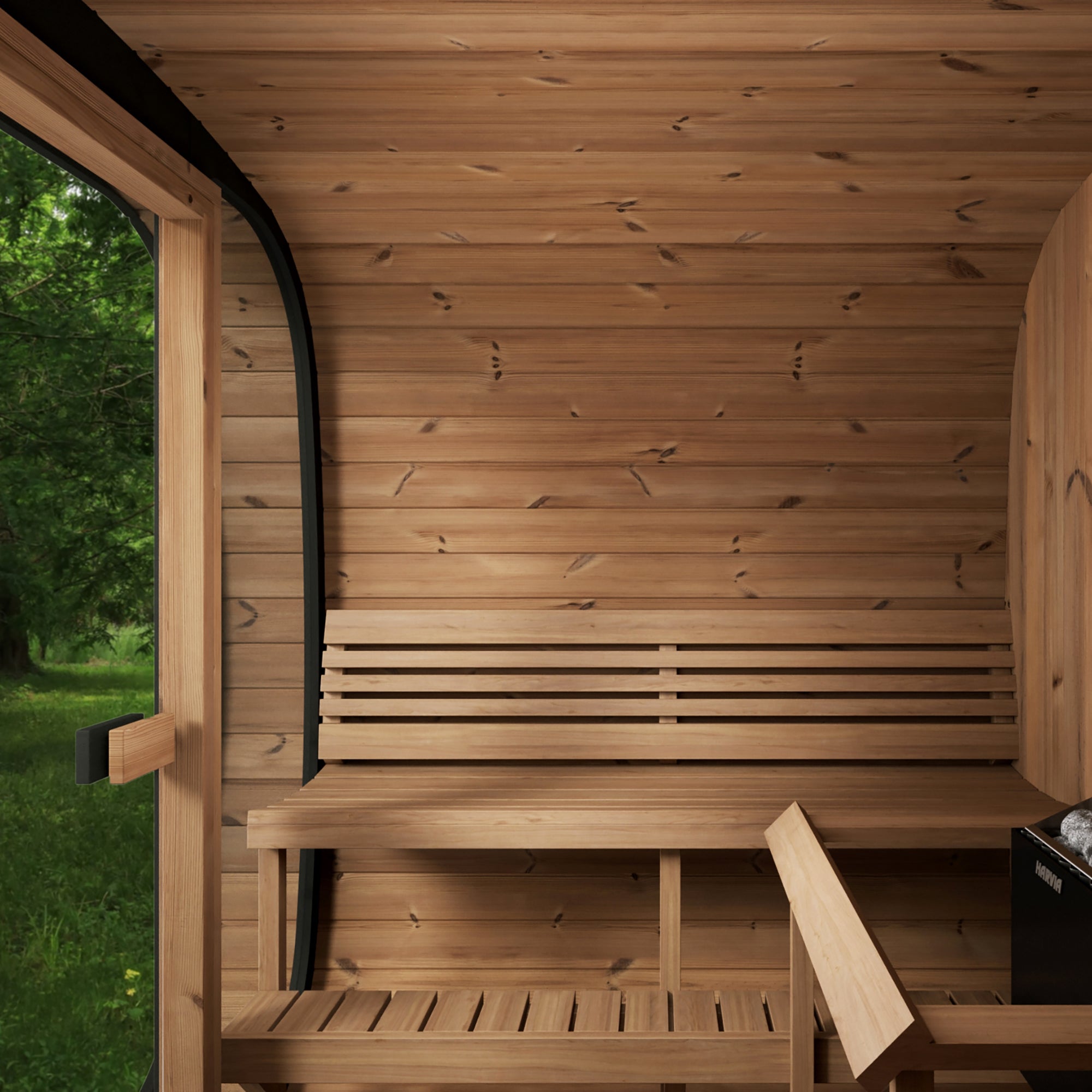 SaunaLife CL7G Cube outdoor Home Sauna