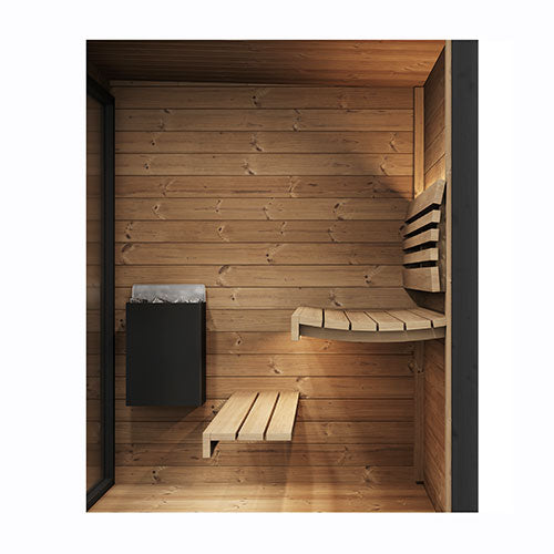 SaunaLife GL4  6-person outdoor sauna
