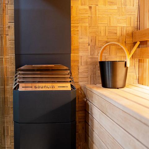 Saunum Air 5 Sauna Heater – 4.8 kW BlAnthracite Grey
