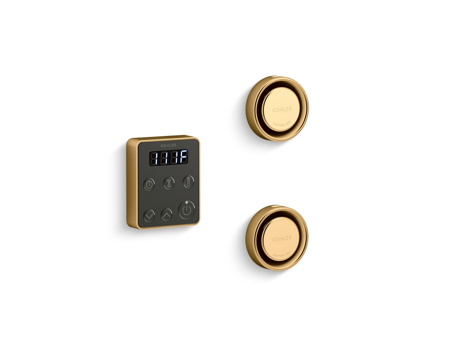 Kohler INVIGORATION™ Control Kit, Tandem – Vibrant Brushed Moderne Brass