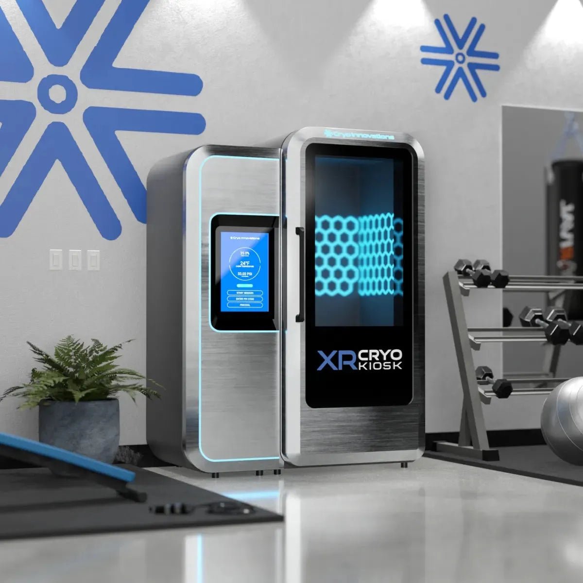 Cryo Innovations XR Kiosk – Fully Automated Electric Cryotherapy Chamber - elitewellnesshq cryotherapy