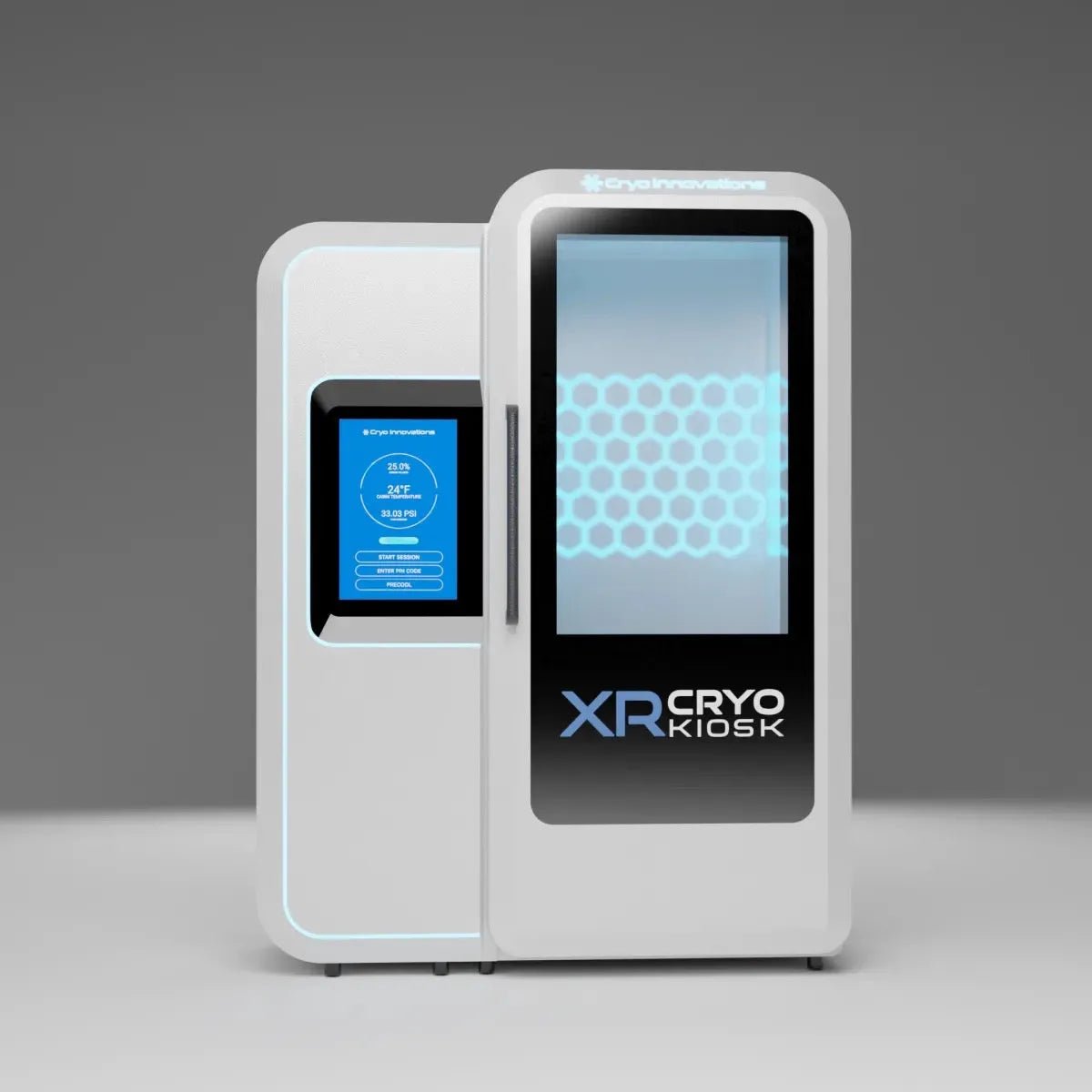 Cryo Innovations XR Kiosk – Fully Automated Electric Cryotherapy Chamber - elitewellnesshq cryotherapy