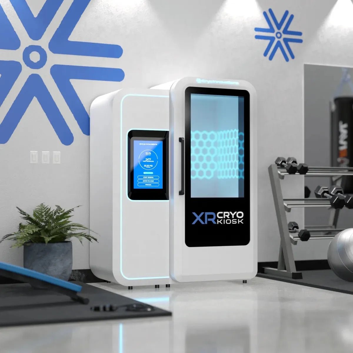 Cryo Innovations XR Kiosk – Fully Automated Electric Cryotherapy Chamber - elitewellnesshq cryotherapy
