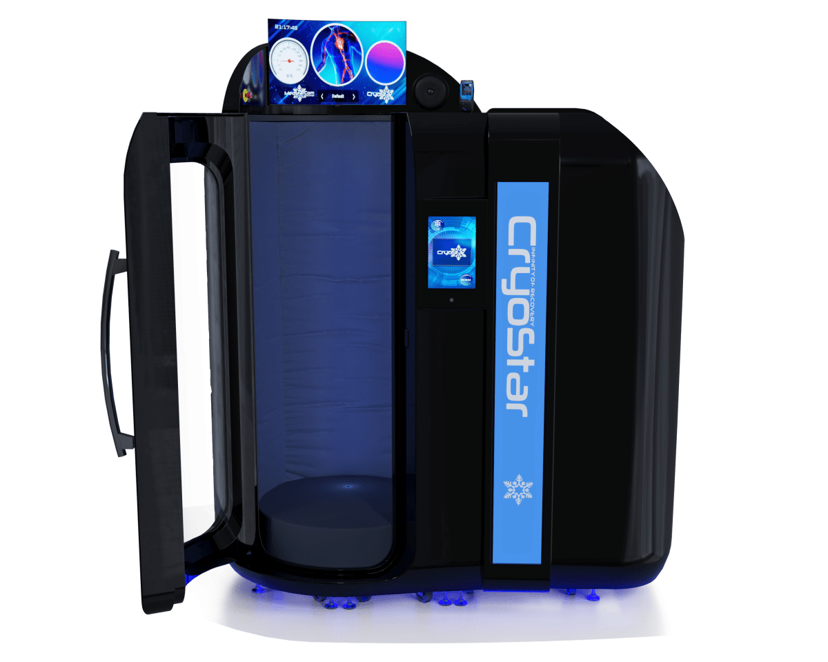 Cryonick Antarctica Open head Electric Cryotherapy Chamber - elitewellnesshq cryotherapy 