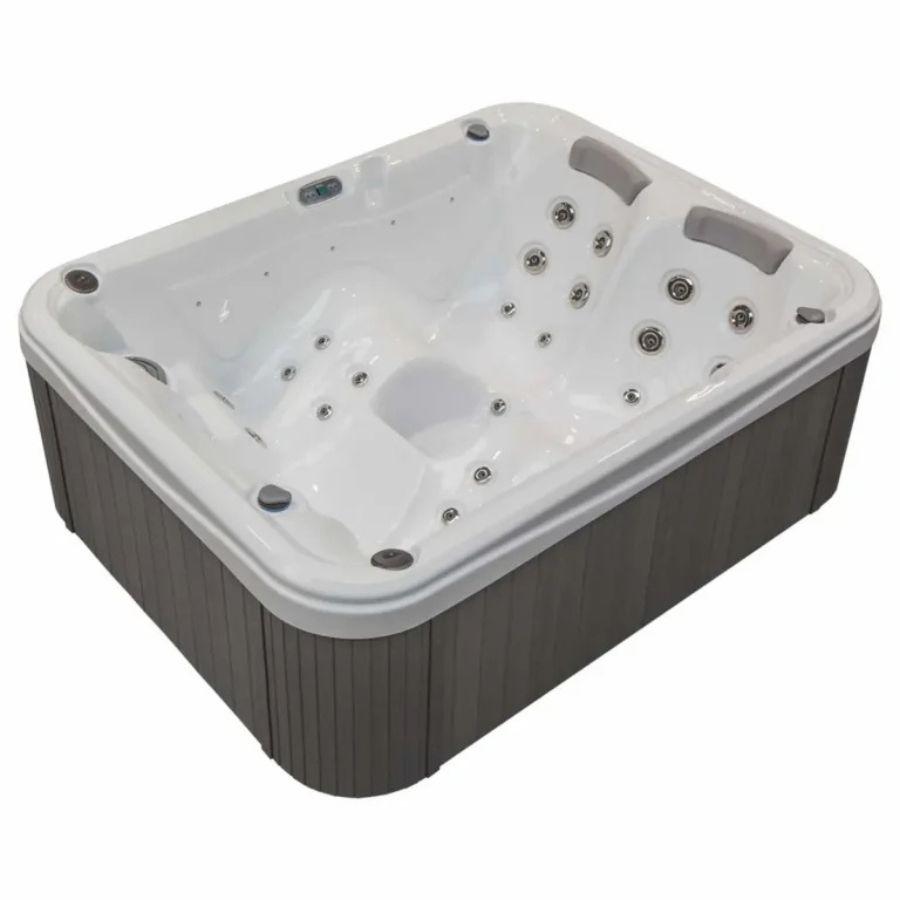 Dual Lounger Design • 30 Powerful Jets • Perfect Plug & Play Hot Tub - elitewellnesshq Hot Tubs 