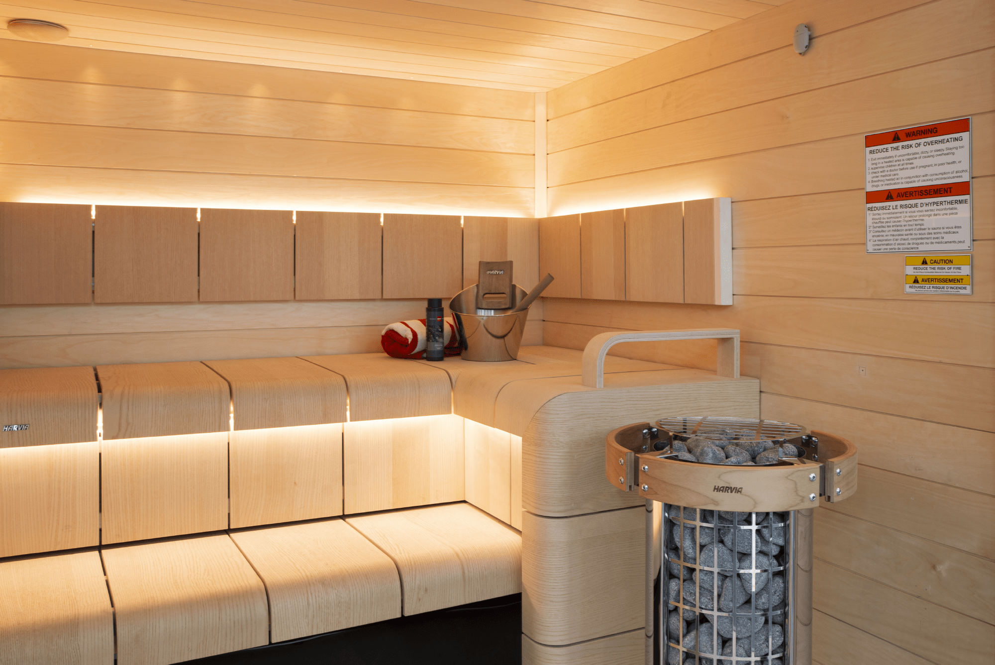 Harvia Cilindro PC60E 6kW Stainless Steel Heater - elitewellnesshq Sauna Heaters HPCS6U1H