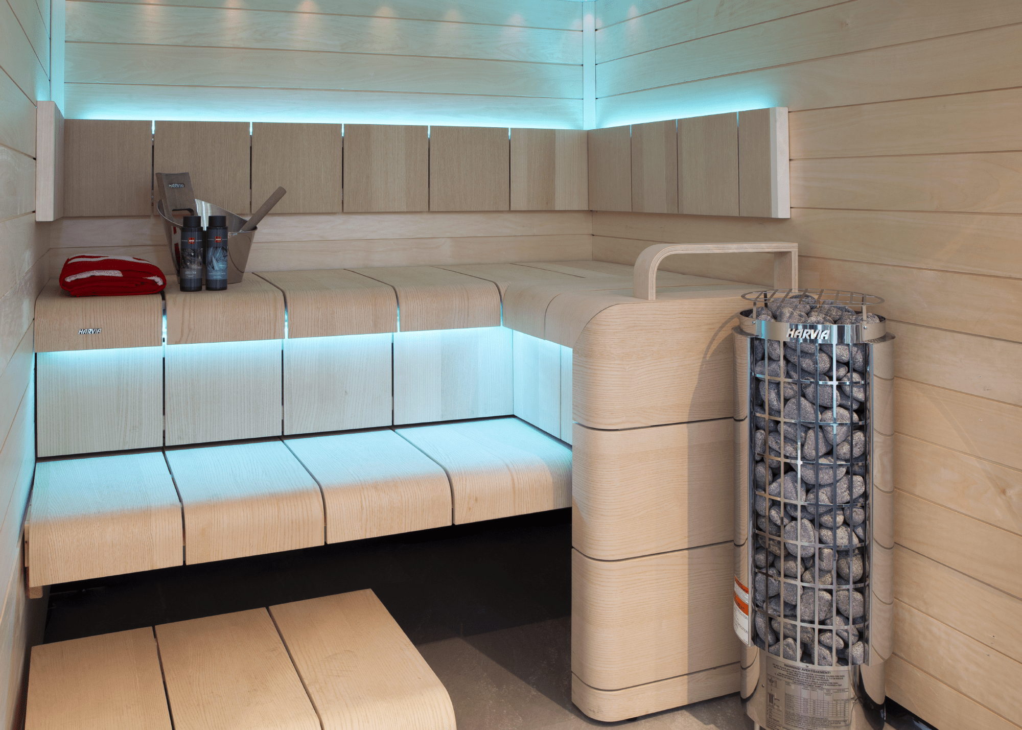 Harvia Cilindro PC90 9kW Stainless Steel Heater - elitewellnesshq Sauna Heaters HPCS9U1HB