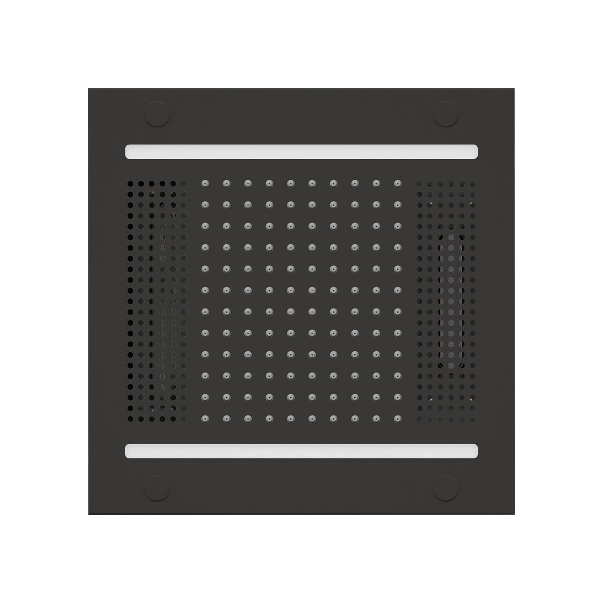HVLSR14-MB - elitewellnesshq Matte Black (Square - Rain + Chromatherapy + Audiotherapy)