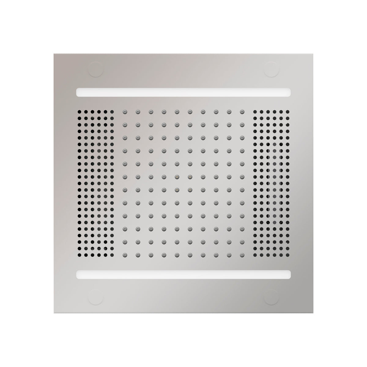 HVLSR14-PC - elitewellnesshq Polished Chrome (Square - Rain + Chromatherapy + Audiotherapy)