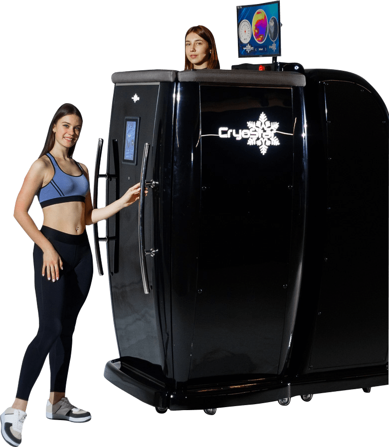 CryoStar Cryotherapy Chambers Advanced Cryosauna Technology with Thermovision and Oxygen Sensors Cryotherapy chambers with thermal monitoring and oxygen sensors from CryoStar bring cutting-edge wellness and sports recovery into the future. Powered by liquid nitrogen, our chambers expose the body to ultra-low temperatures (-120°C to -170°C / -184°F to -274°F) for 1–3 minutes, triggering natural physiological responses that stimulate healing in the circulatory, nervous, and energy systems. 