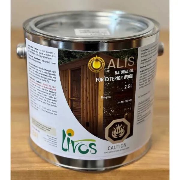 Livos Alis Light Teak - elitewellnesshq sauna essentials 580 - 1125